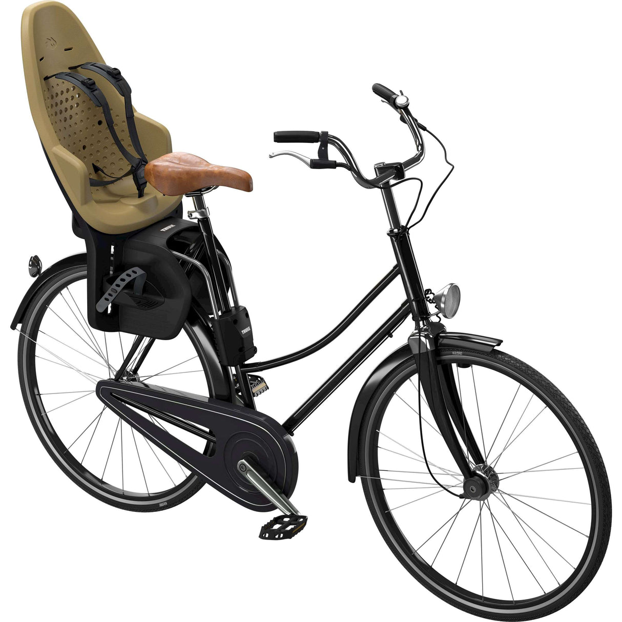 Umærket sans marque thule bagsæde yepp 2 maxi stel montering fennikel tan