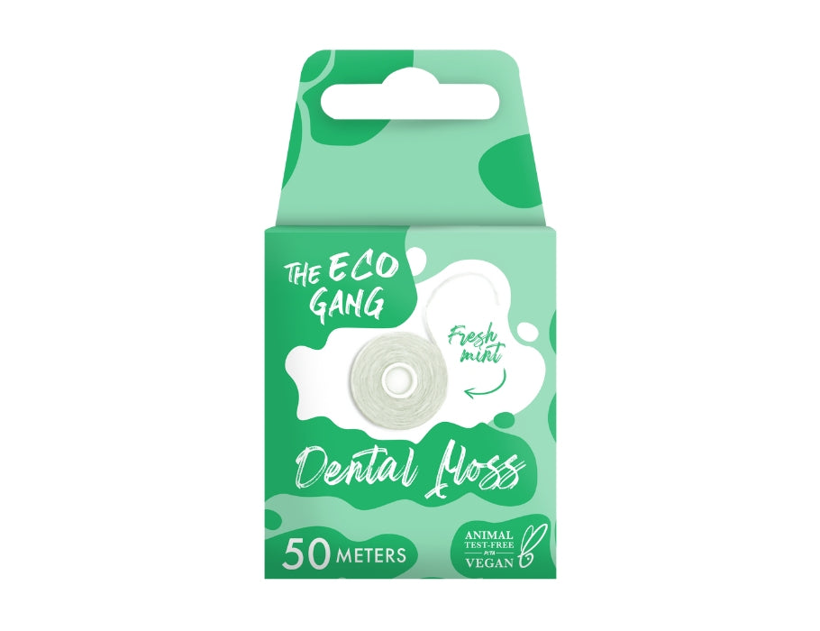 Eco -banden flosdraad - 50 m - mynte
