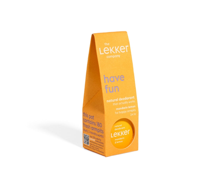 Lekker Company Deodorant - Mandarin Citroen - Hav det sjovt