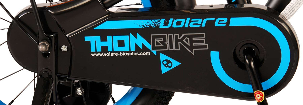 Volare Thombike Children's Bike - Drenge - 16 tommer - sort blå