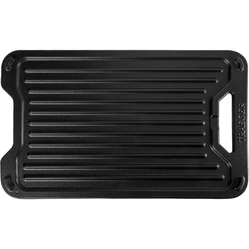 Traeger modifire reversibel støbejerns bageplade