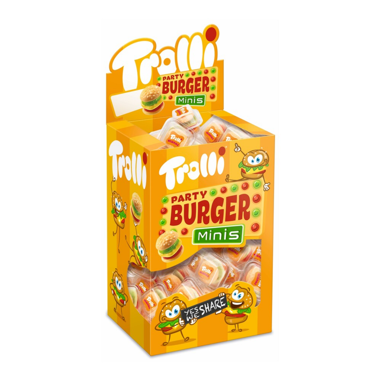 Trolli miniburger (80 stk.)