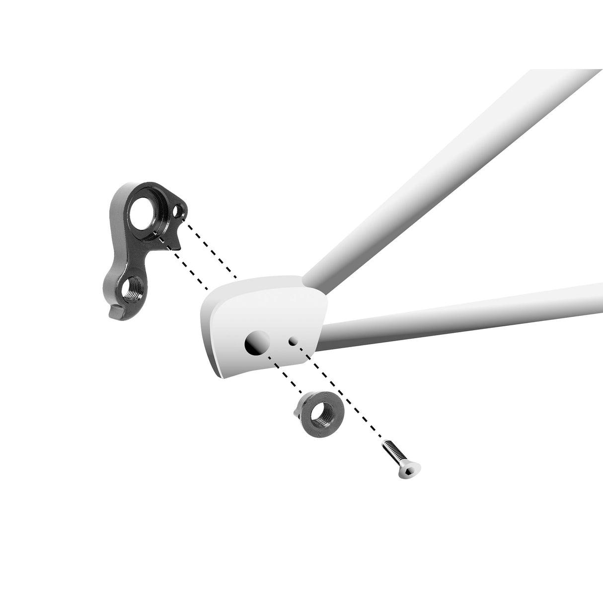 Union schaltauge derailleur bøjler gh-334 skruer medfølger