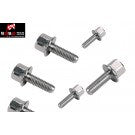 Bofix -taske En 25 udstødning Flensbout M6x25 rustfrit stål