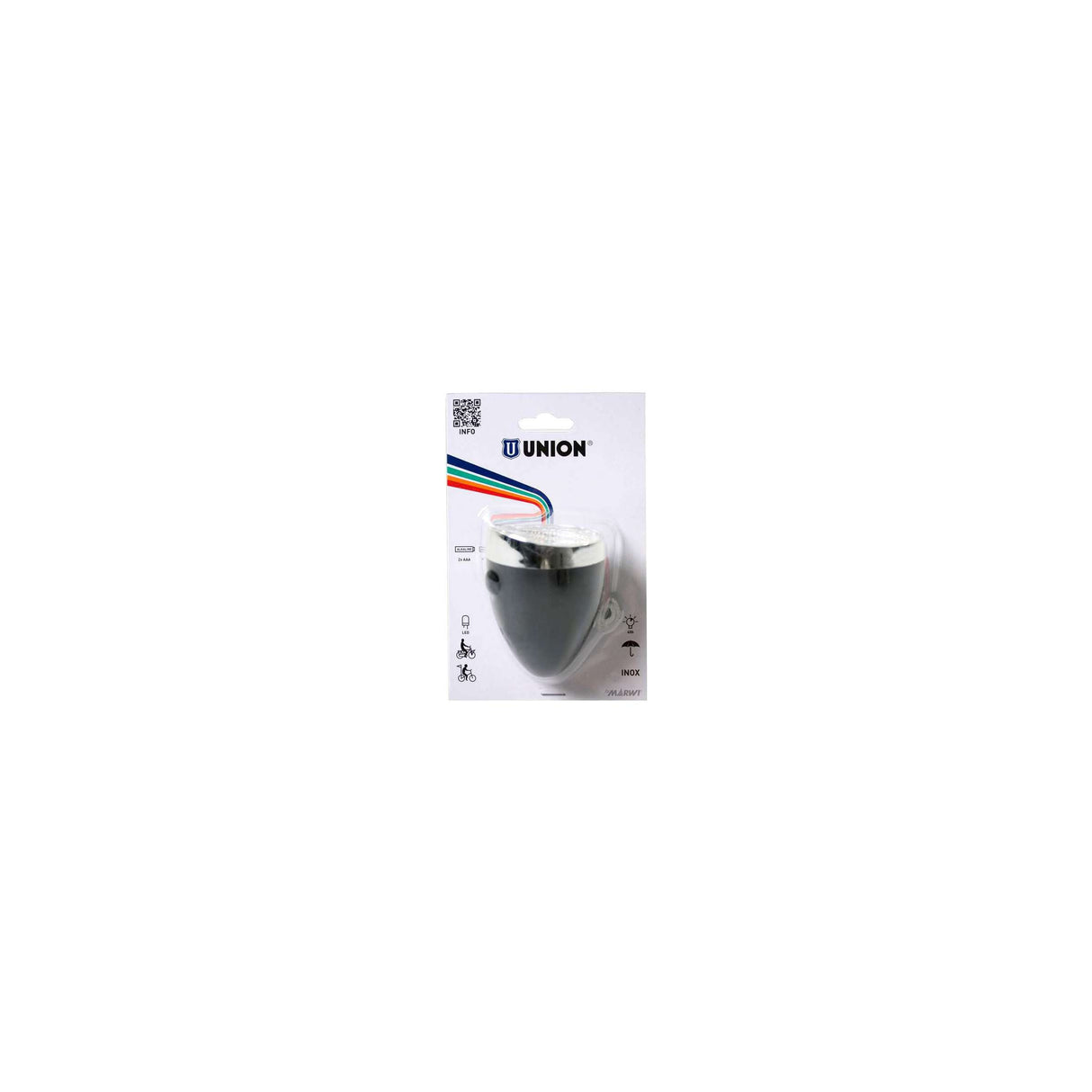 Union forlygte Un-4955 Retro Mini Battery Black on Card