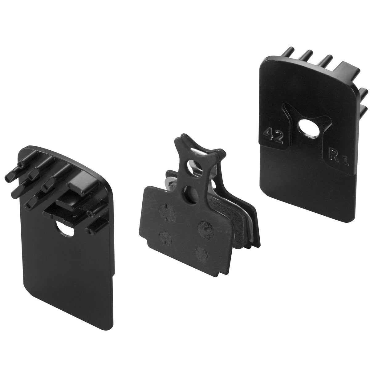 Marwi Union Disc Brake Block Set med køle ribben DBP-42C Organic