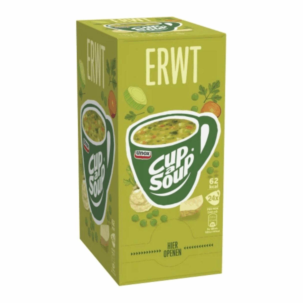 Kop-en-suppe unox ærter (24x 140 ml)