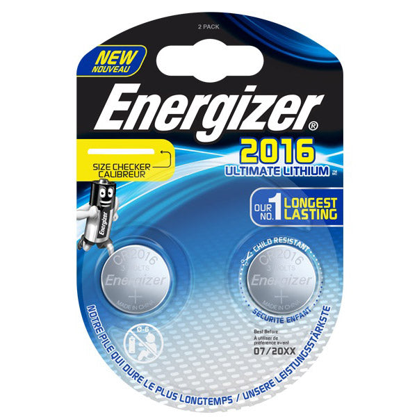 Enerdis Ultimate Lithium 3V CR2016 Blister 2 stykker