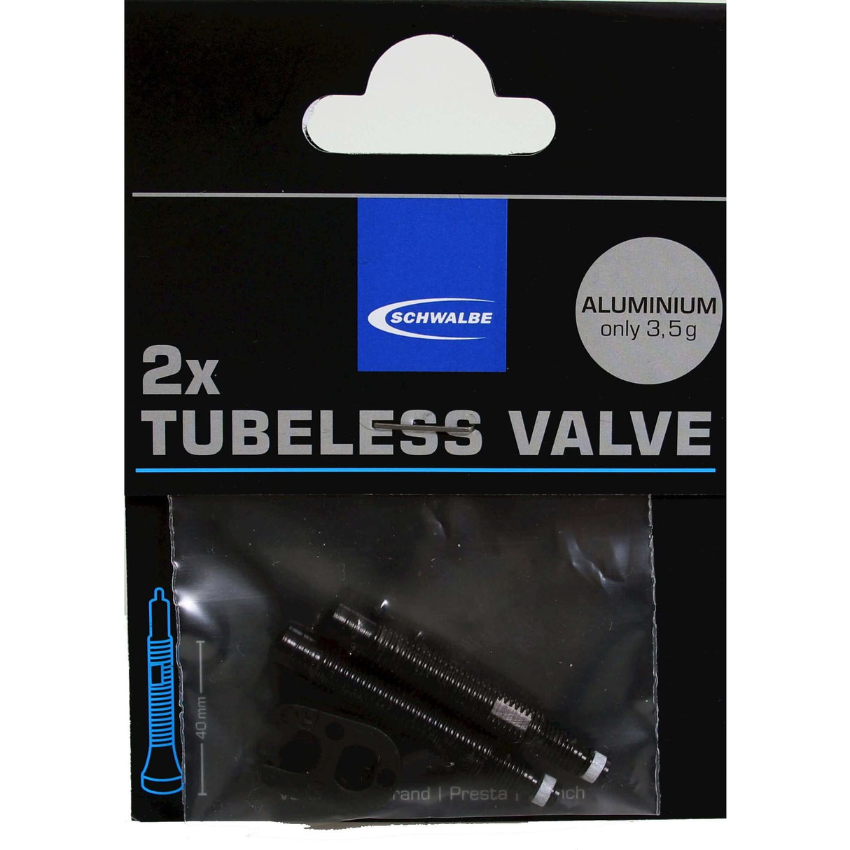 Ventilforlængere Schwalbe 65mm (P2)