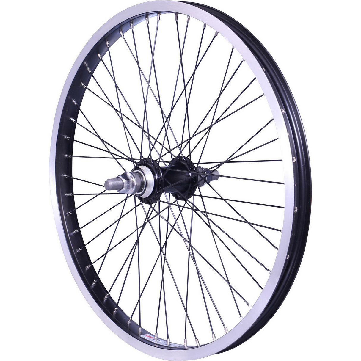Velox baghjul BMX -last 20 Frewheel 14mm Axle 48SP Sort.