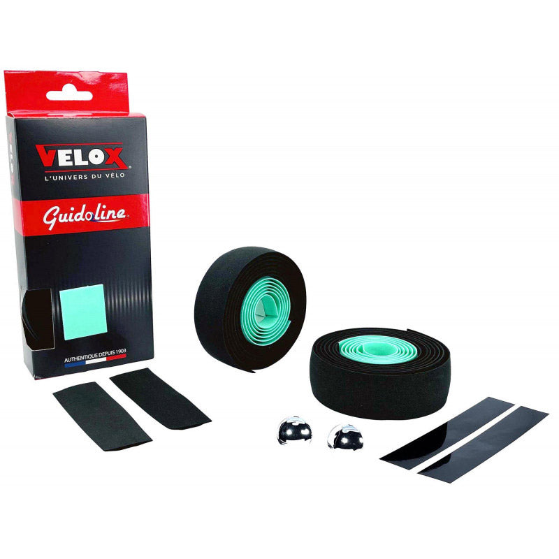 Velox styrtape maxi kork bicolor sort celeste (2 stk)