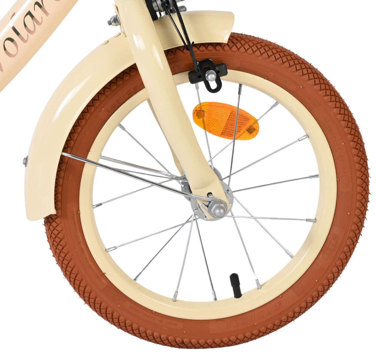 Volare ashley børnecykel - piger - 14 tommer - creme