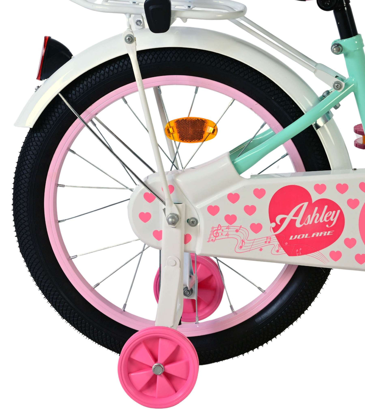 Volare ashley børnecykel - piger - 18 tommer - grøn