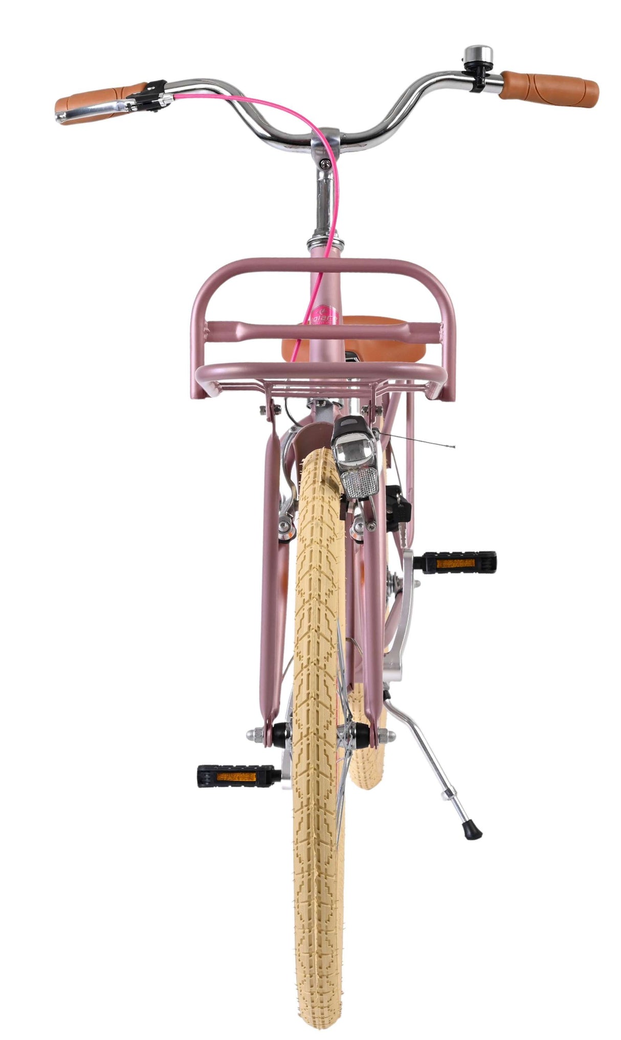 Volare fremragende børnecykel - piger - 24 tommer - mat pink