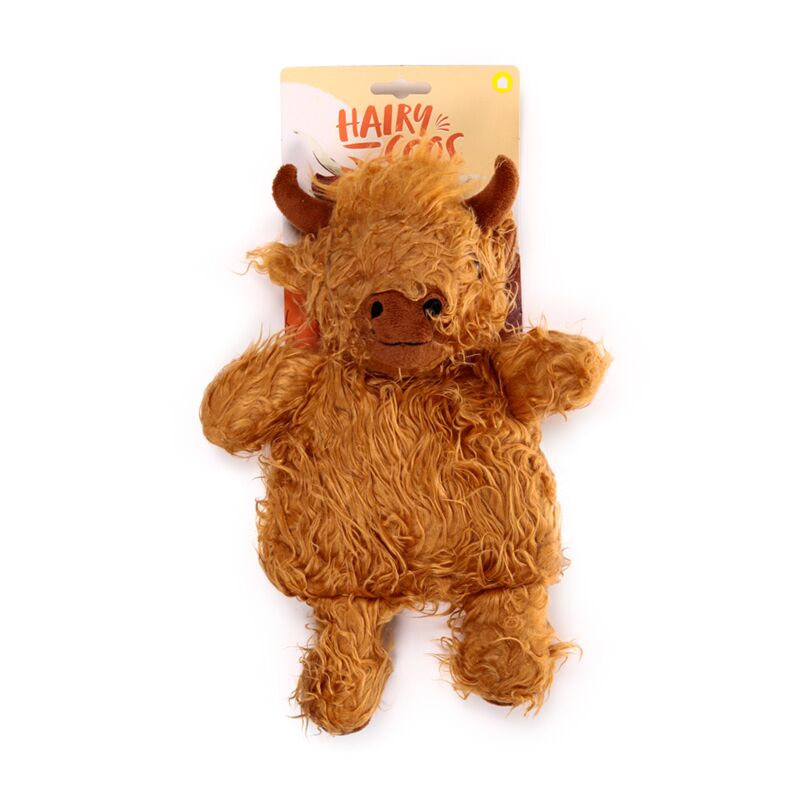 Highland cow plys mikroovn varmepakke lavendel hvede
