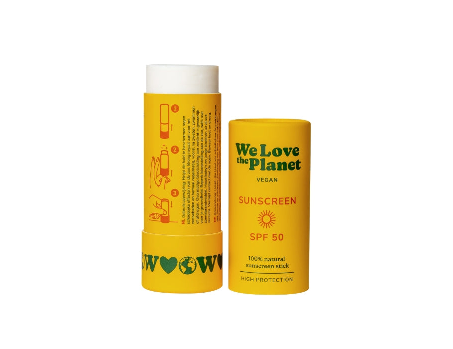 Vi elsker planetens solcreme - stick - spf50 - vegansk - 40g
