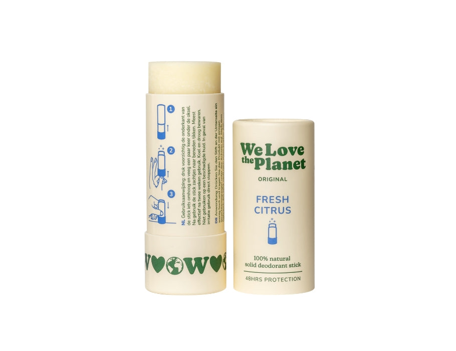 Vi elsker planet deo stick frisk citrus - 40g