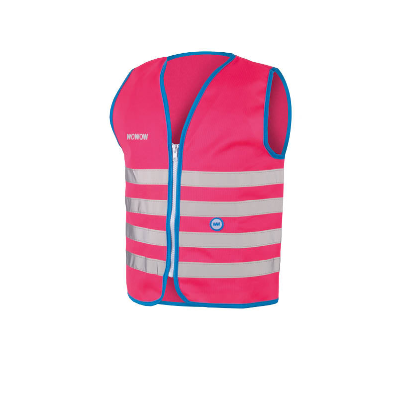 Wowow børnevest sjov pink l