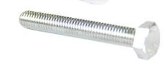 Xtrabike Bolt Hexagon M6X45 Rustfrit stål