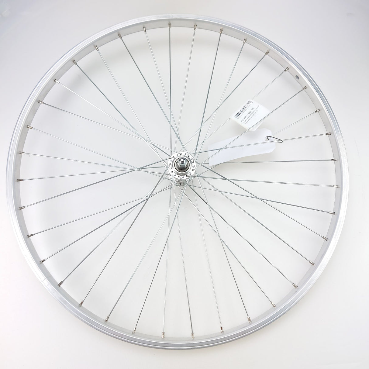 Forhjul 26x1 3 8 Alu Silver Blank
