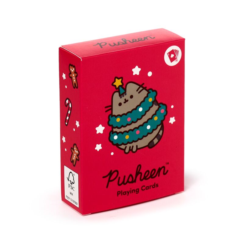 Christmas pusheen katten spillekort kortspil