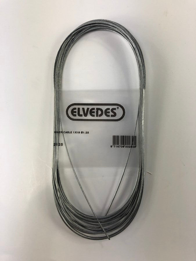 Elvedes indre kabel 1,25 mm pr. 10 m