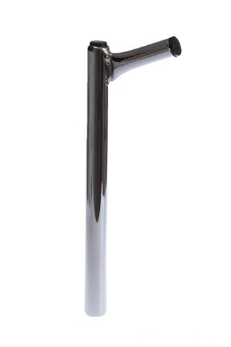 Sæde stolpen op 25,4 x 300 mm stål sølv