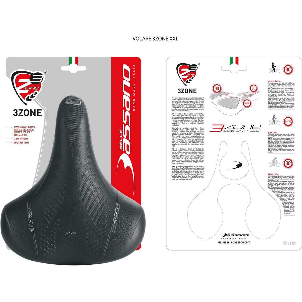 Saddle SB Volare XXL Cruiser sort