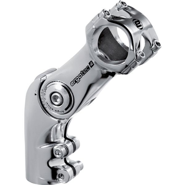 Ergotec stam blæksprutte foran 50 justerbar Ø28.6 90 31,8 mm sølv