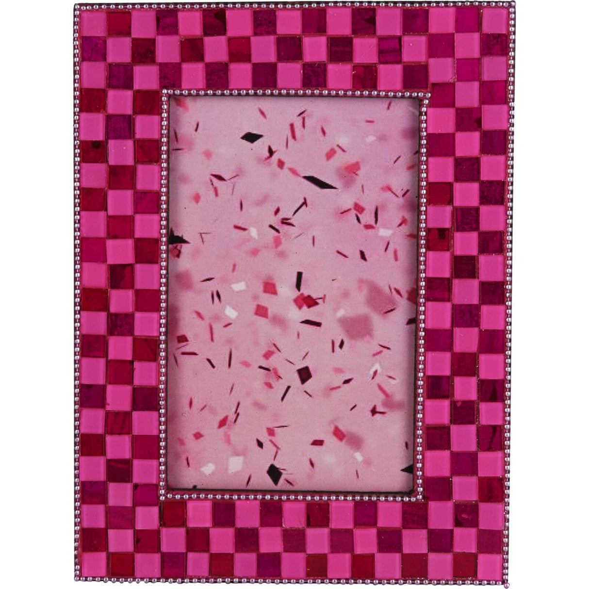 Home styling fotolijst 20x15cm met spiegelmozaiã«k roze