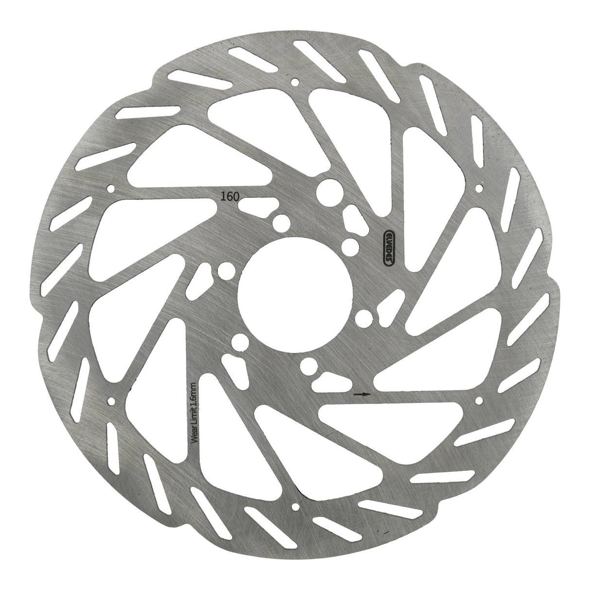 Elvedes kabelsystemer bv rustfri bremseskive 6-bolt 160mm med sensormagnet