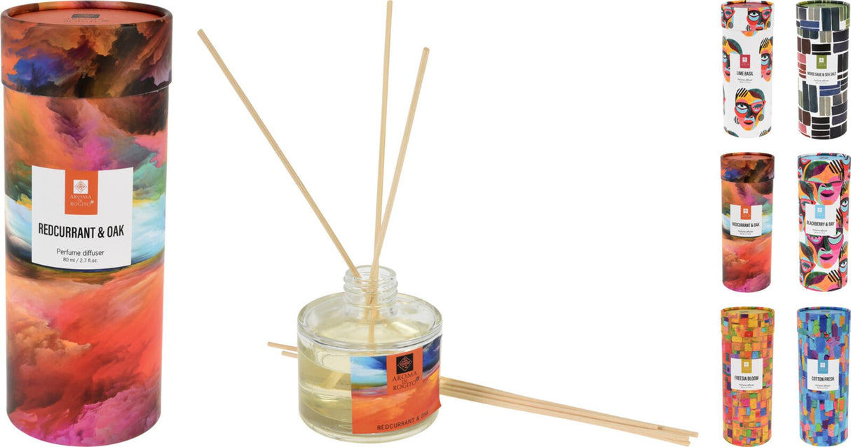 Homestyling duftsæt 80ml 7x7x8cm fås i 6 forskellige dufte