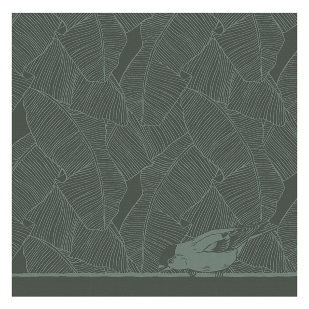 Ddddd viskestykke birdy 60x65cm grøn pr 6 stk