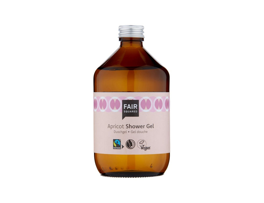 Fair square shower gel - abrikos - 500 ml