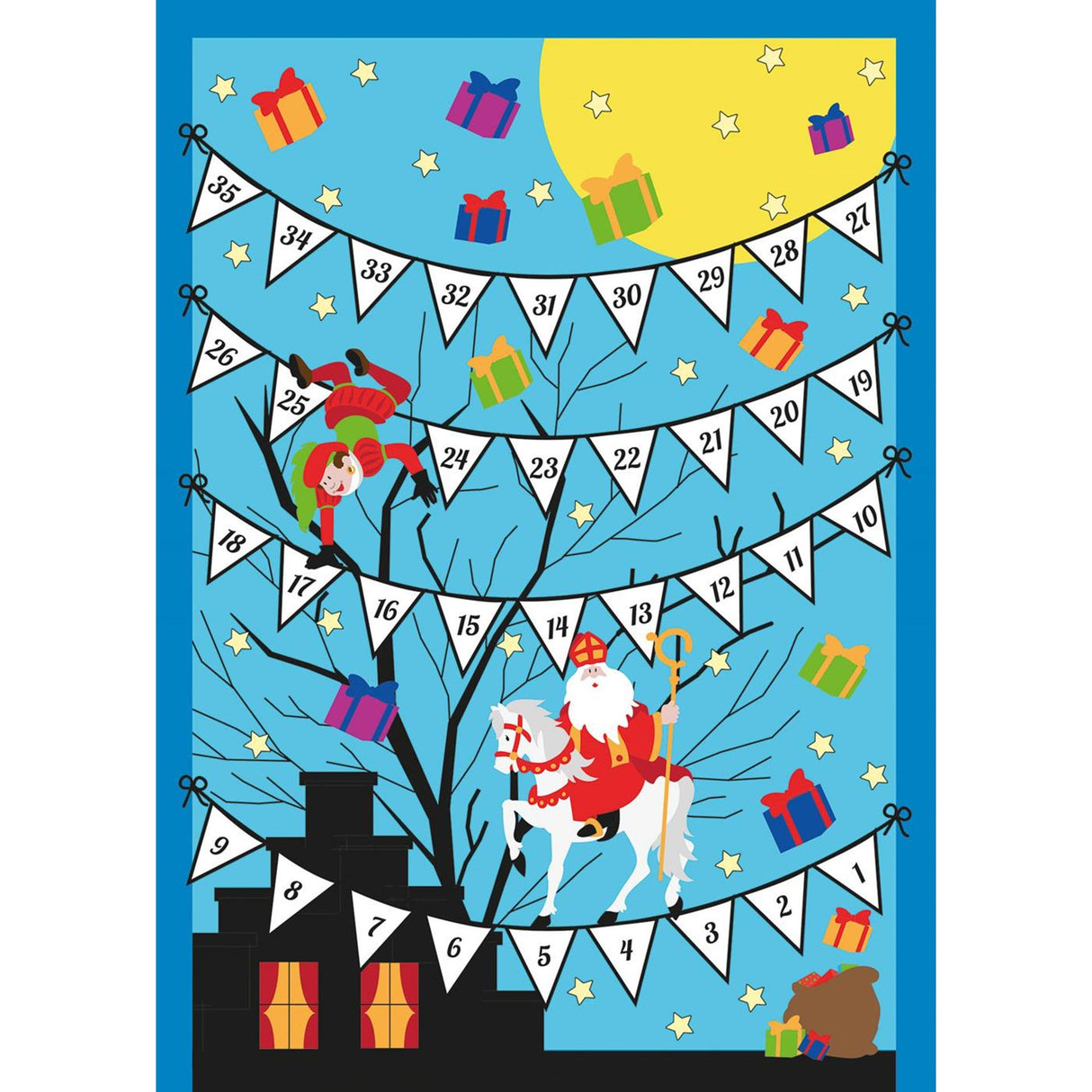 Sinterklaas nedtællingskalender velkommen si
