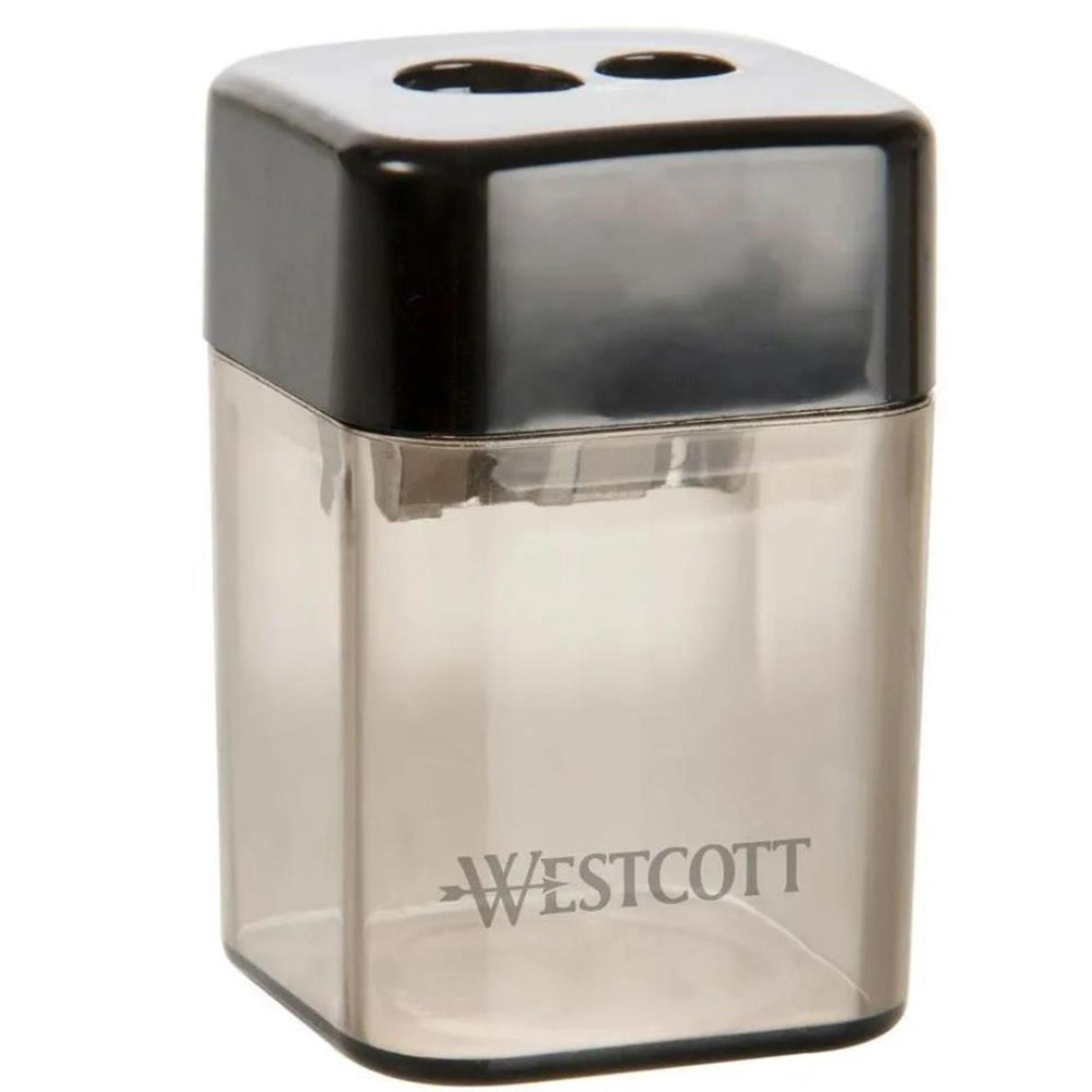 Westcott plast dobbelt sort blyantspidser