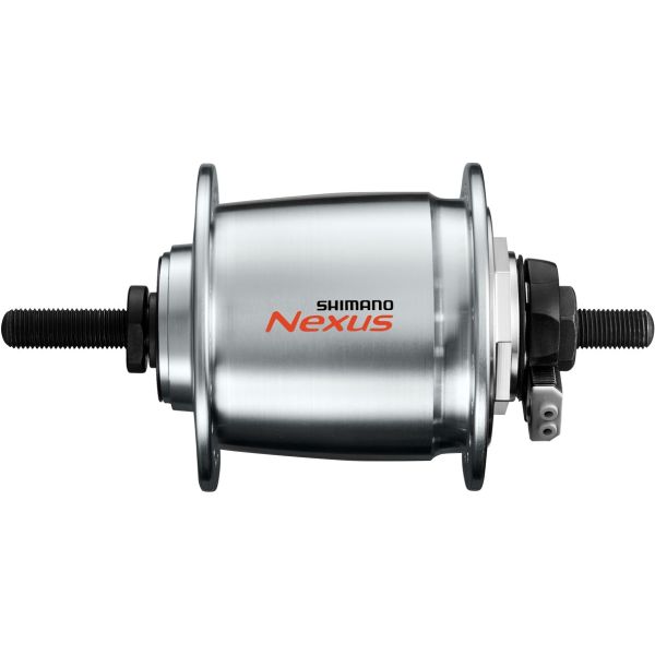 Shimano dynamo nav dh-c6000-1r 36 huller 6v 1,5 watt til rullebremse - sølv