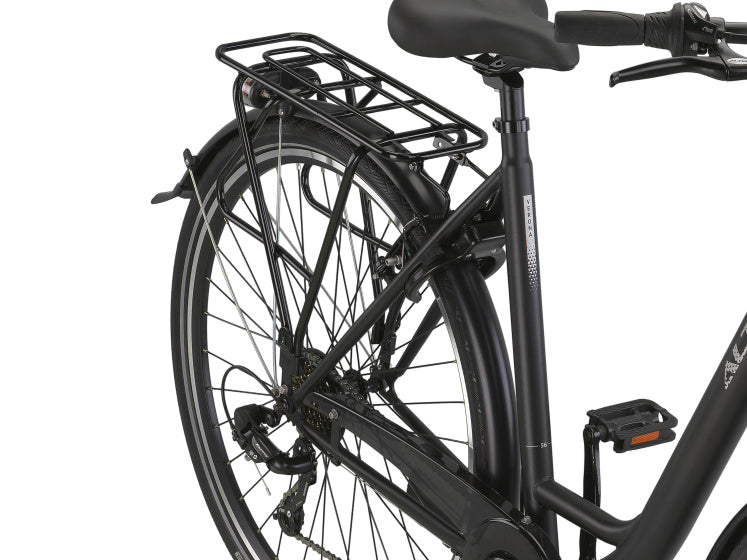 ALTEC VERONA 28 tommer 52 cm Ladies 7V V-Brakes Mat Zwart