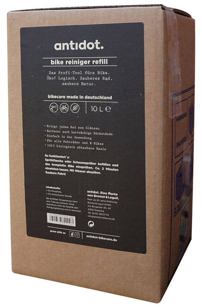 Antidot cykelrens refill 10l