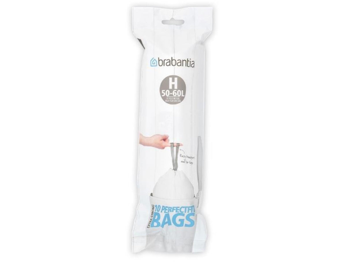 Brabantia perfectfit 50-60 liters affaldssække h rulle med 10 poser