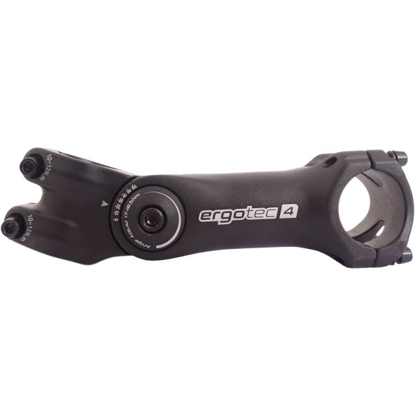 Ergotec stamme blæksprutte 2 foran justerbar ø28,6 125 31,8 mm - sort