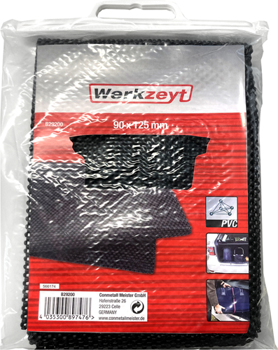 Werkzeyt anti-skrid måtte 125x90cm sort - b29200