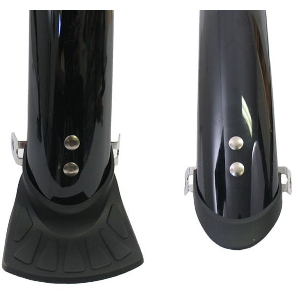 Sunnywheel Plastic Fender Set 28 tommer 45 mm Shine Black + Rods