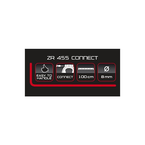 Trelock ZR 455 100 8 Bicycle Lock Black
