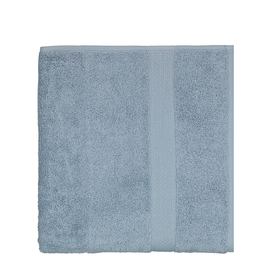 Badhanddoek ijsblauw 60x110cm 2 stuks