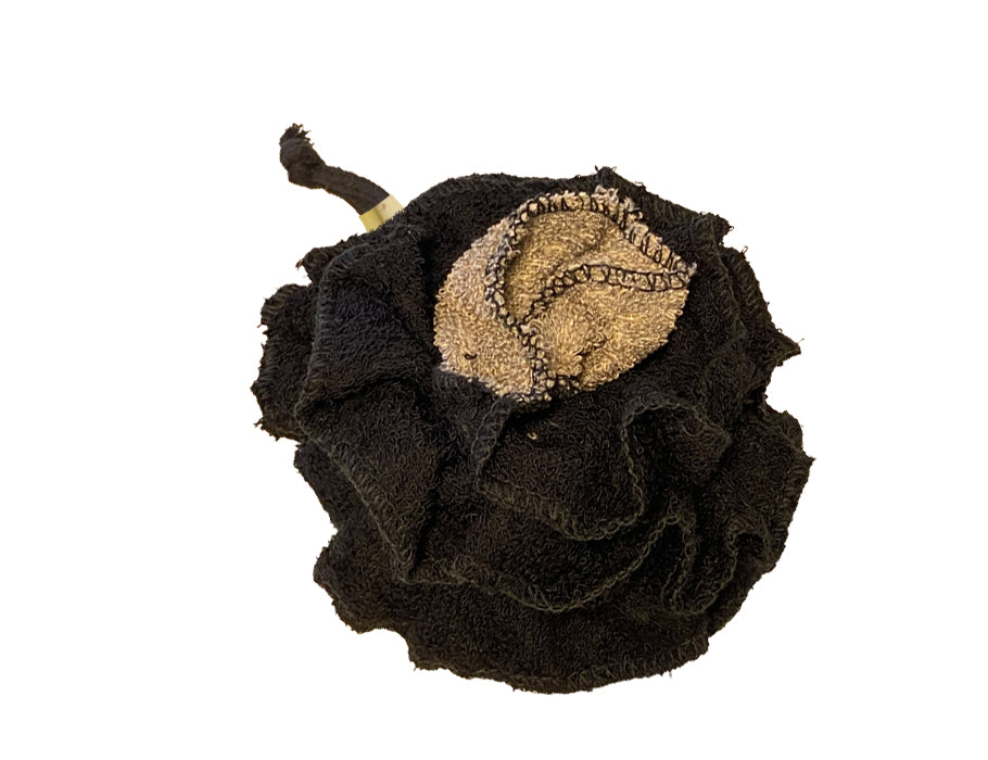 Croll denecke badesvamp med bambusfibre - sort