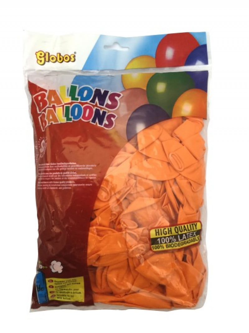 Globos balloner orange (nr.12 100 stk i pose)
