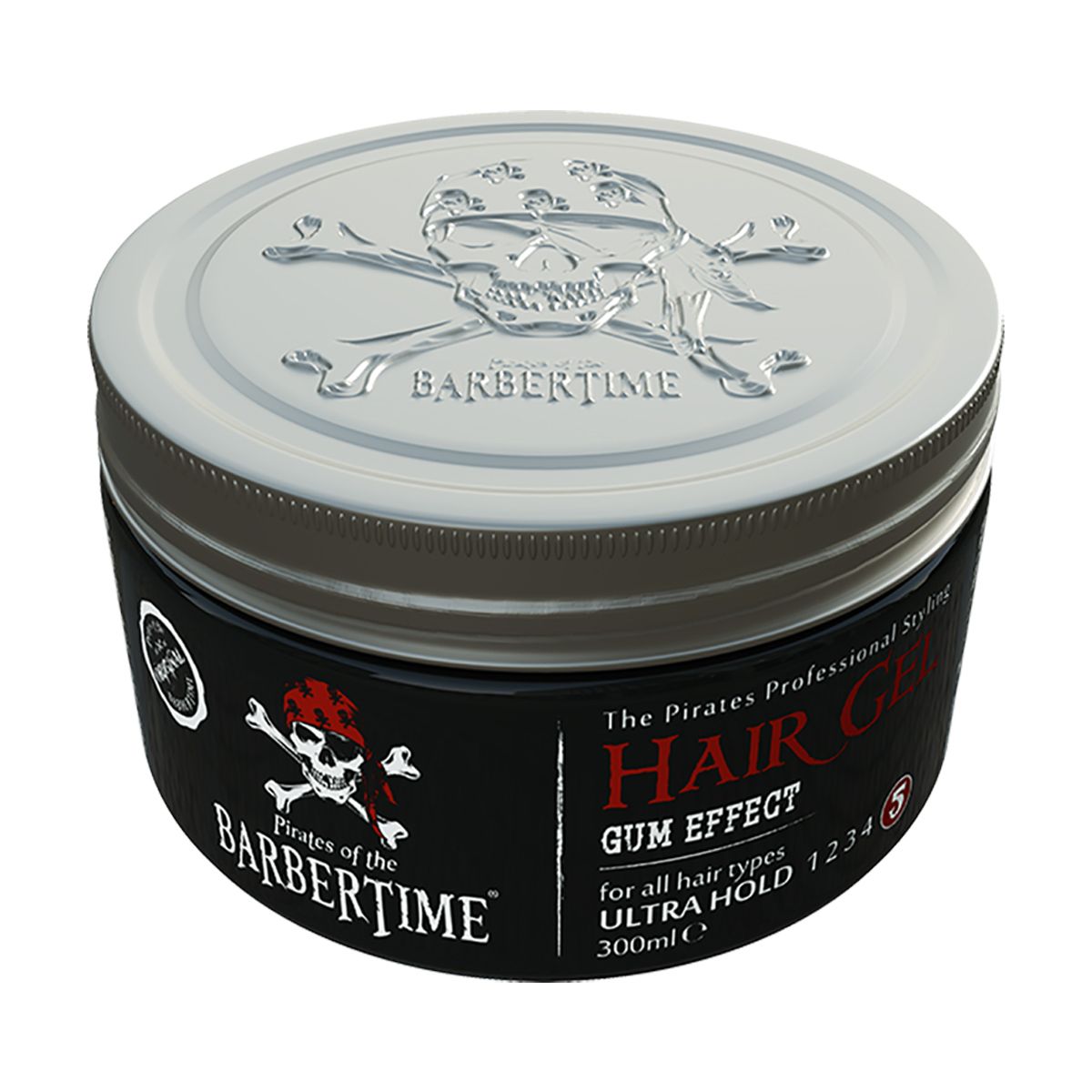Barbertime hår gel tyggegummi effekt 300ml
