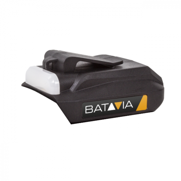 Batavia produkter 18v batteri usb oplader adapter lommelygte