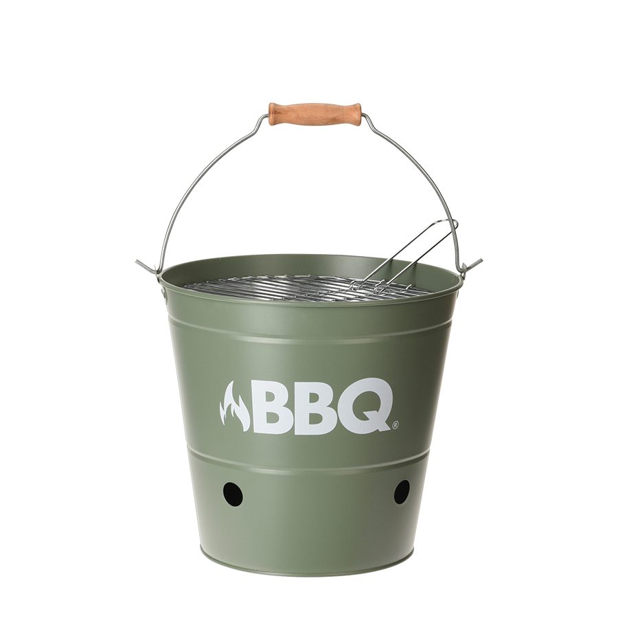 Bbq barbecue emmer mat groen ø26,5cm